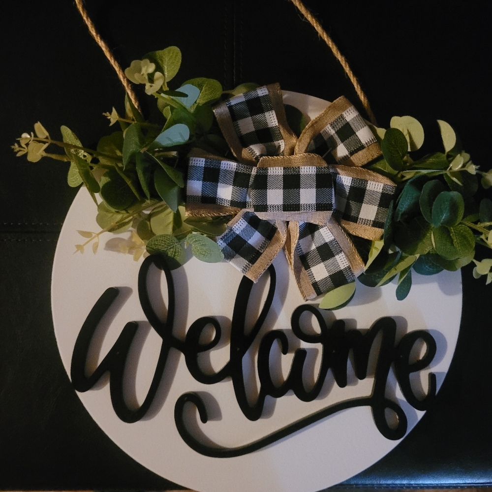 Welcome Door Hanger